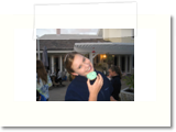 Taylor Skane looking as sweet as her donut