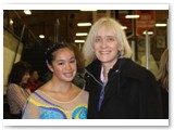 April Pacis and Coach Terri