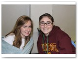Junior Club President Linnea B and Melissa M