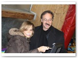 Stefanie and Jim wonder why the screen is blank